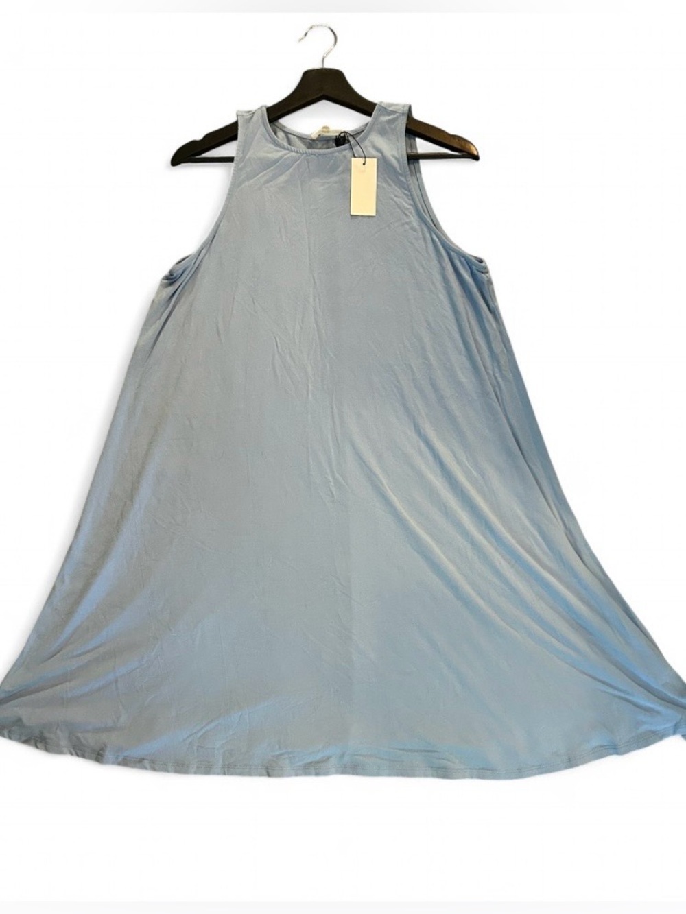 Sugarlips NWT Boutique Light Blue Sleeveless Shift Dress - Picture 2 of 5